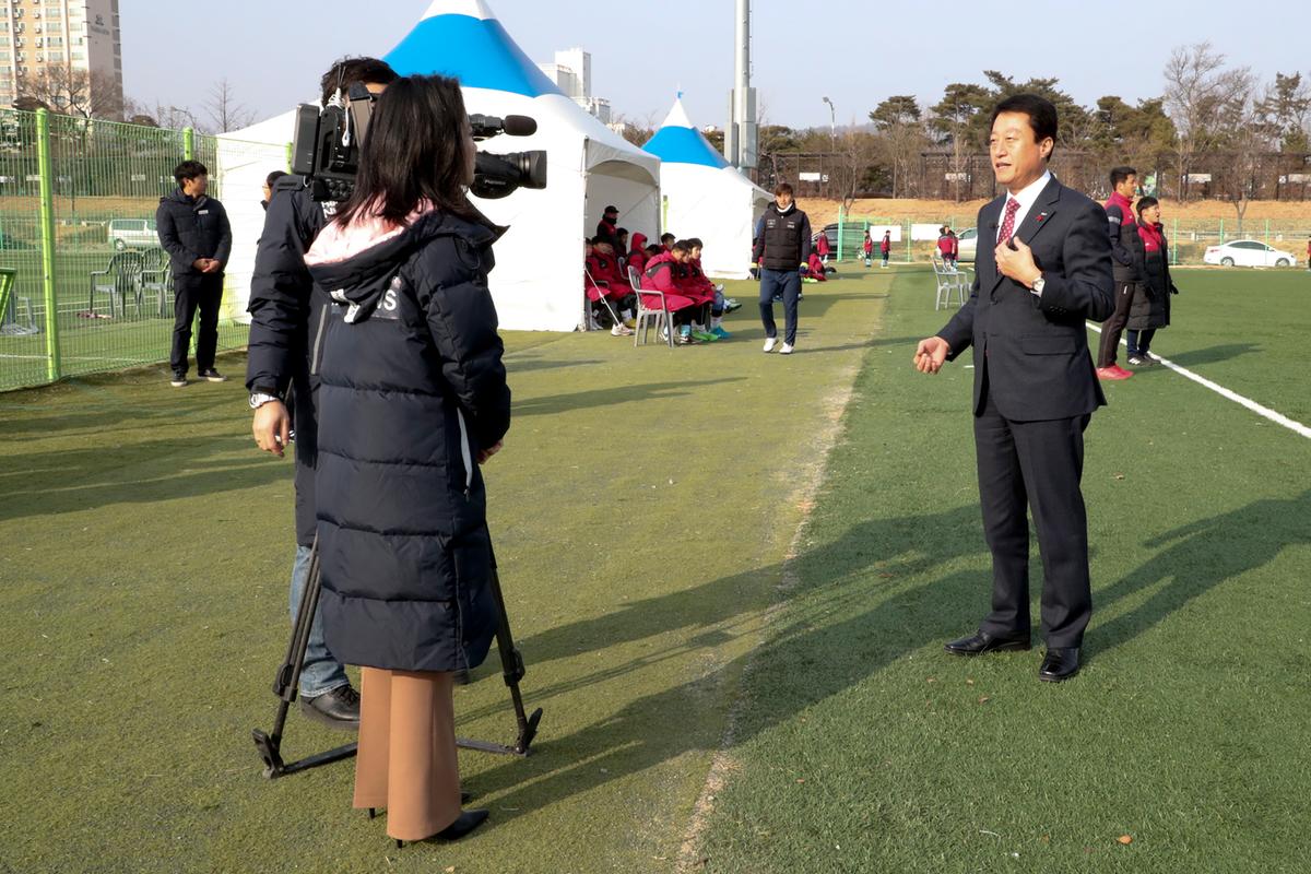 2019 시즌 축구 동계전지훈련 인터뷰
