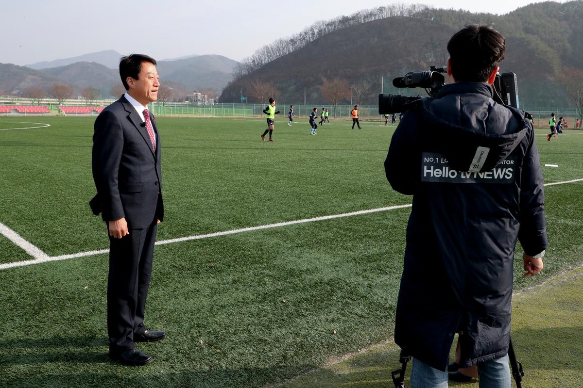 2019 시즌 축구 동계전지훈련 인터뷰