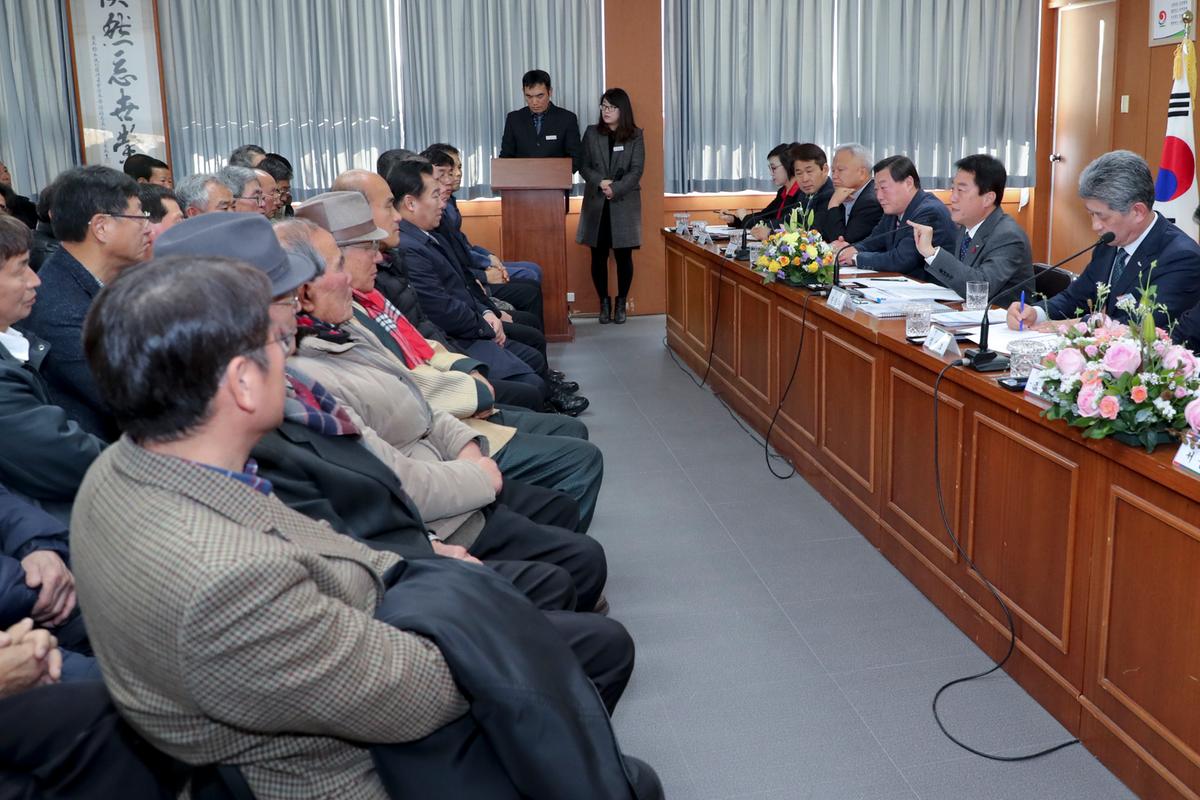 쌍백면 면정 보고 및 소통의 시간