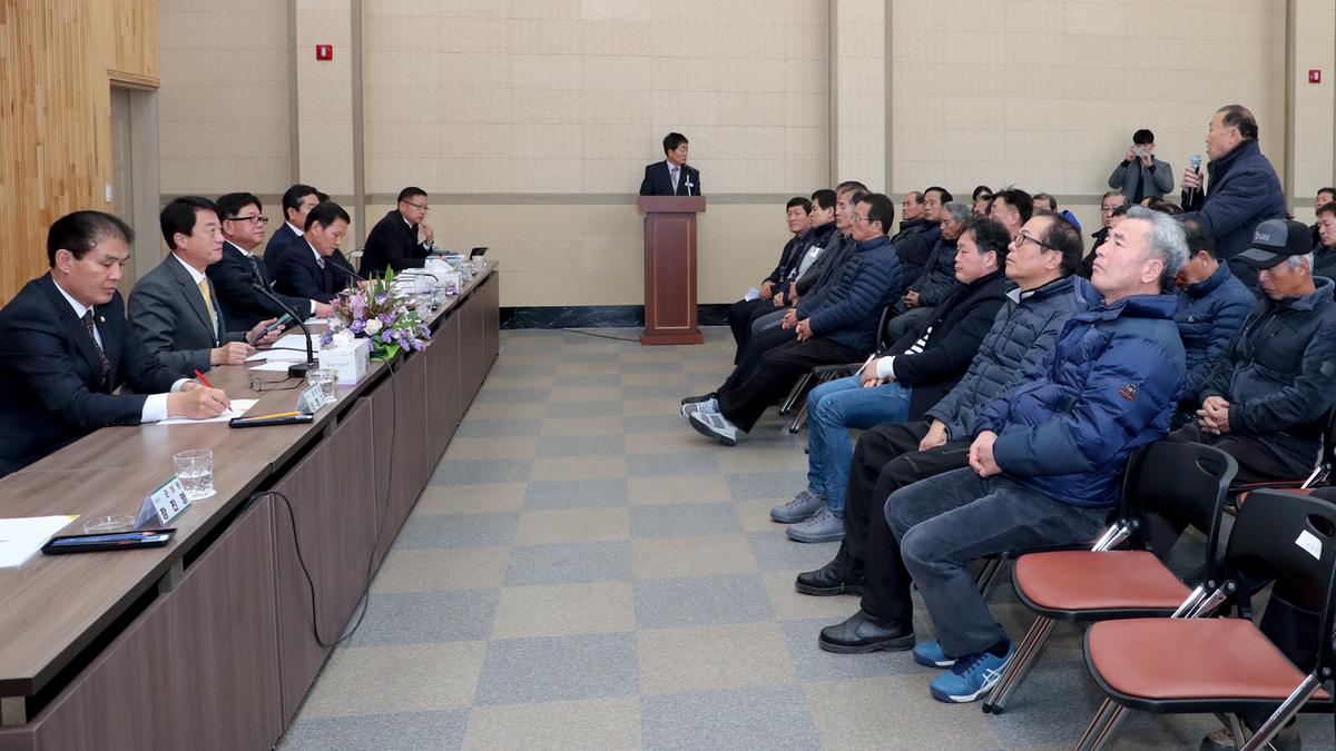 묘산면 면정 보고 및 군민과의 대화의 시간