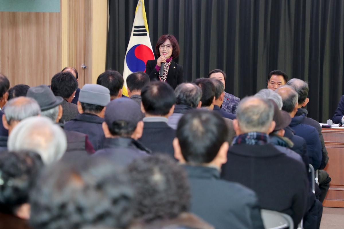 율곡면 면정 보고 및 군민과의 대화의 시간