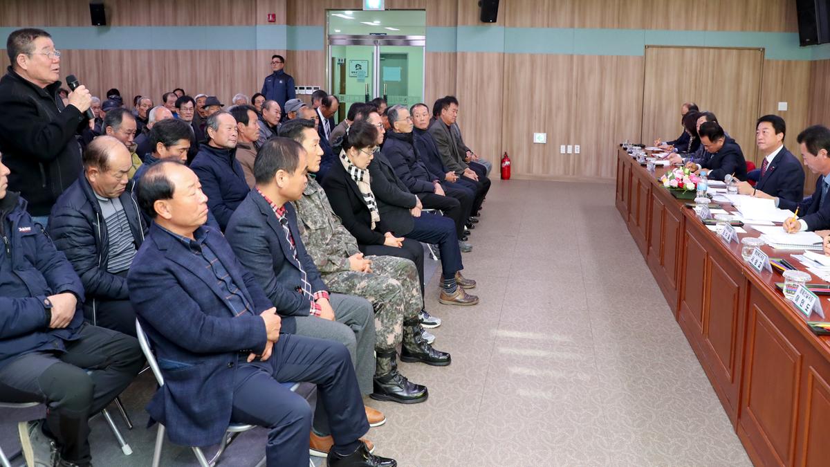 율곡면 면정 보고 및 군민과의 대화의 시간