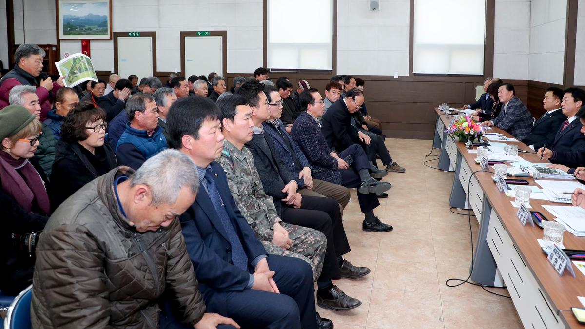 쌍책면 면정 보고 및 군민과의 대화의 시간
