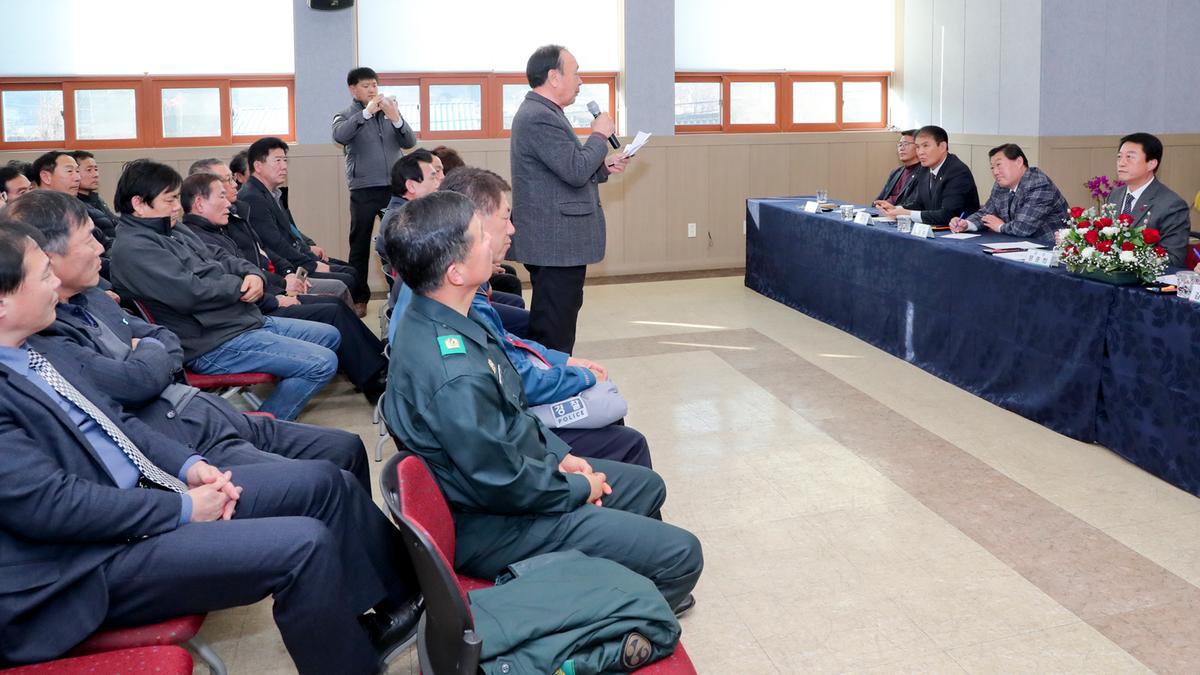 가야면 면정 보고 및 군민과의 대화의 시간