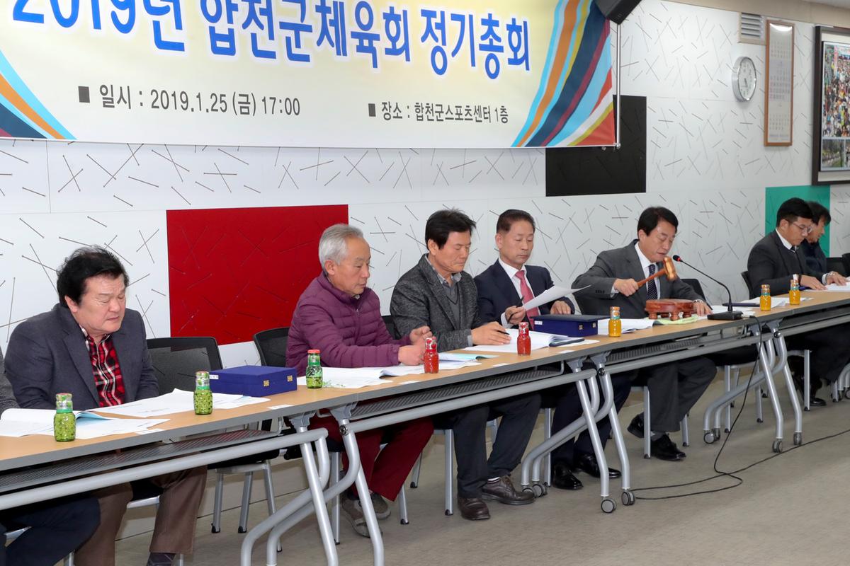 합천군체육회 총회
