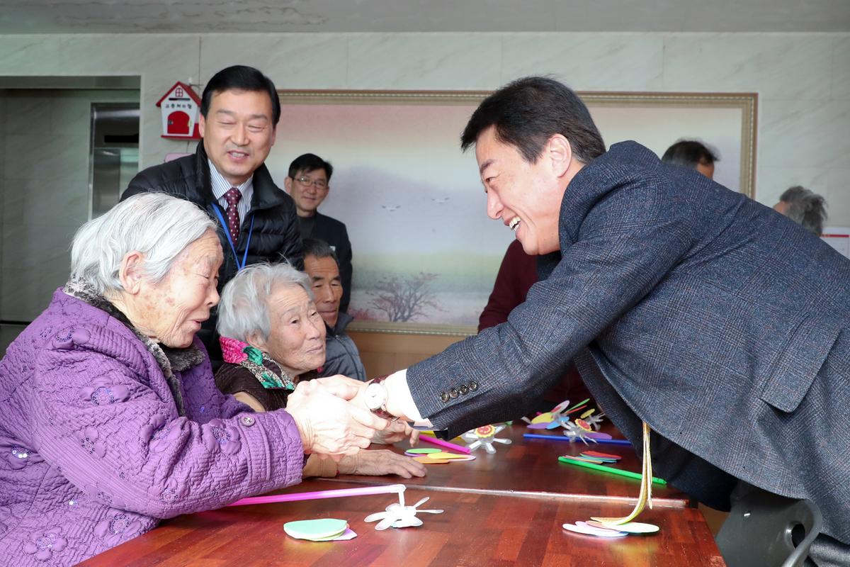 설 명절맞이 사회복지시설(청덕,적중,초계,율곡)방문