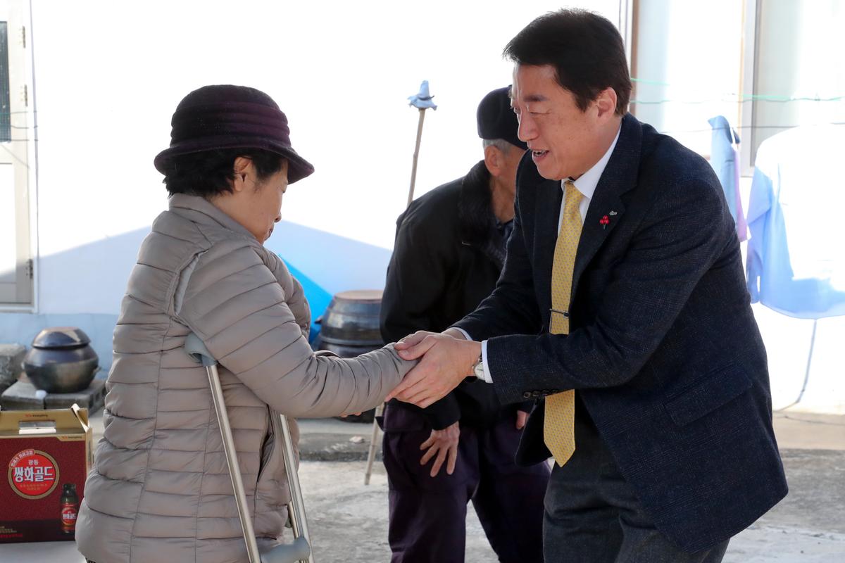 설 명절맞이 사회복지시설(청덕,적중,초계,율곡)방문