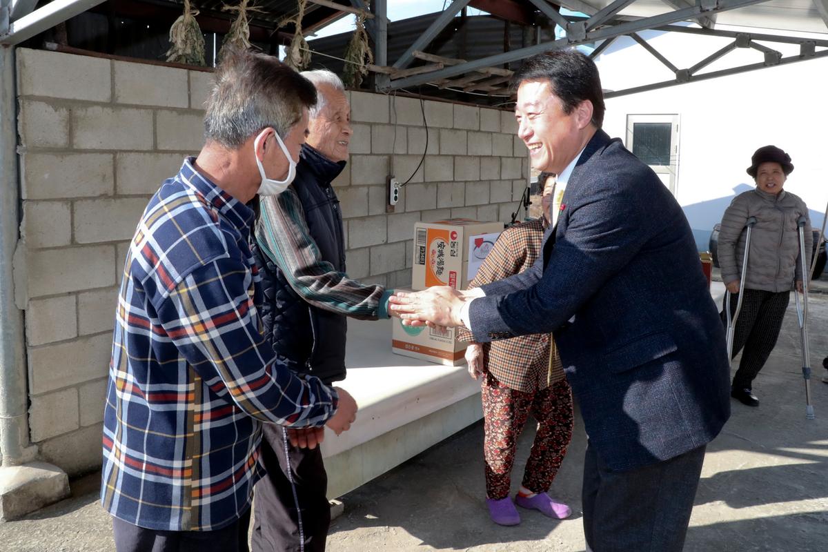 설 명절맞이 사회복지시설(청덕,적중,초계,율곡)방문