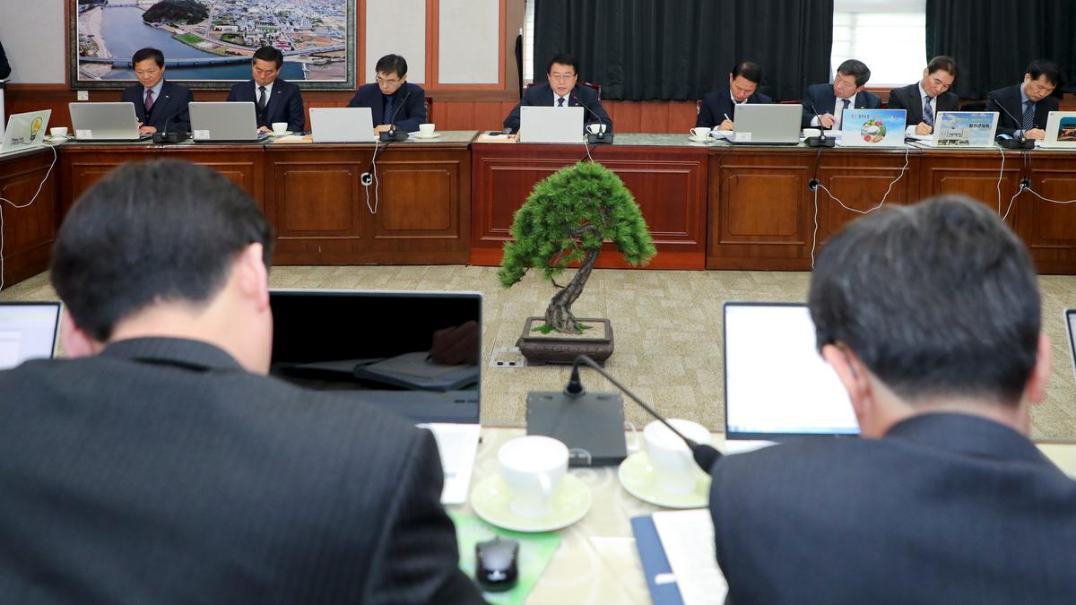 군수 주재 간부회의