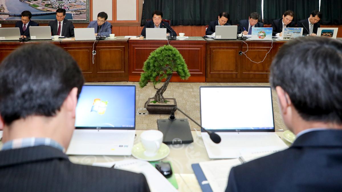 군수 주재 간부회의