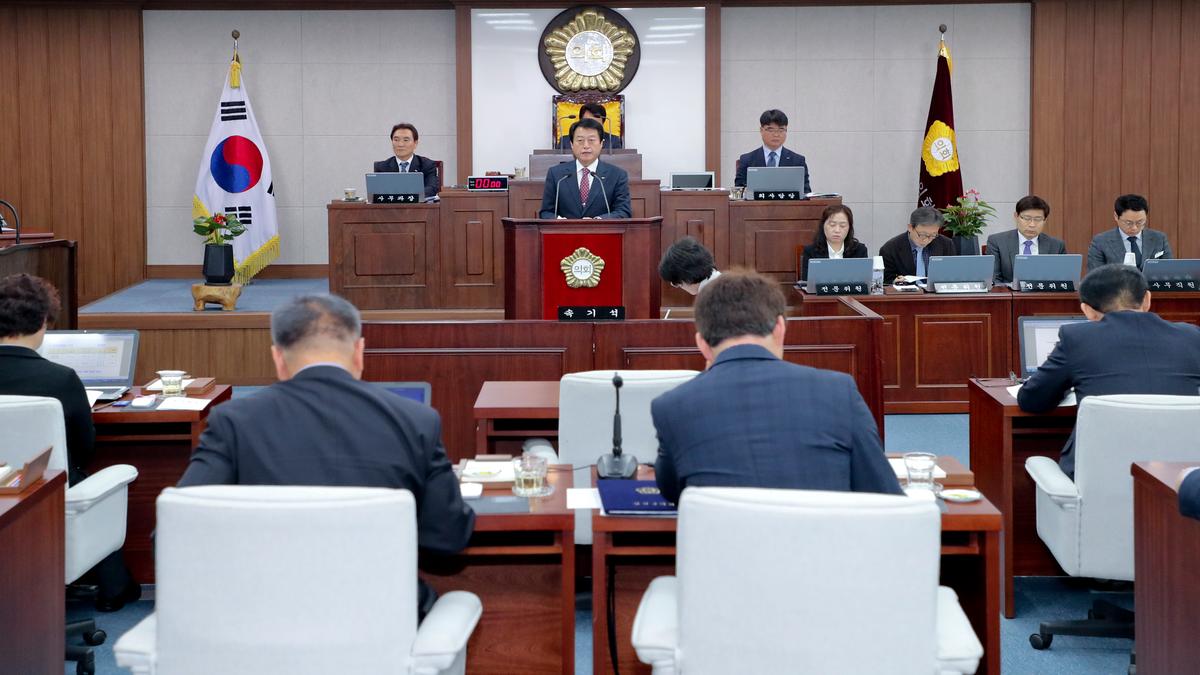 제232회 합천군의회 임시회 1차 본회의