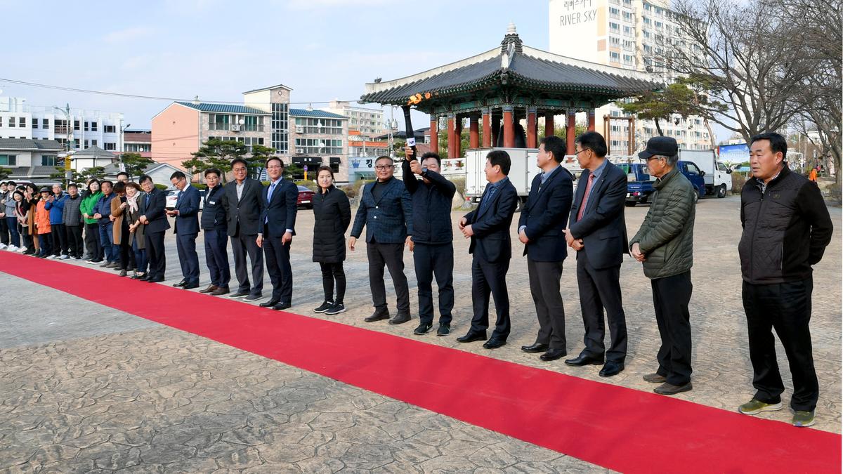 3․1독립만세운동 100주년기념 횃불릴레이 행사 성화 채화 및 안치식