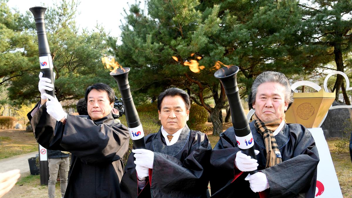 3․1독립만세운동 100주년기념 횃불릴레이 행사 성화 채화 및 안치식