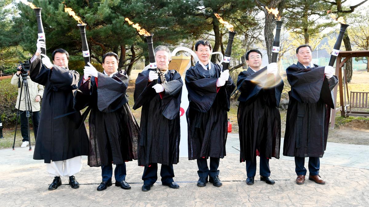 3․1독립만세운동 100주년기념 횃불릴레이 행사 성화 채화 및 안치식