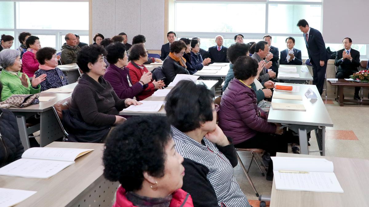 (사)대한노인회 합천군지회 부설 노인대학 입학식