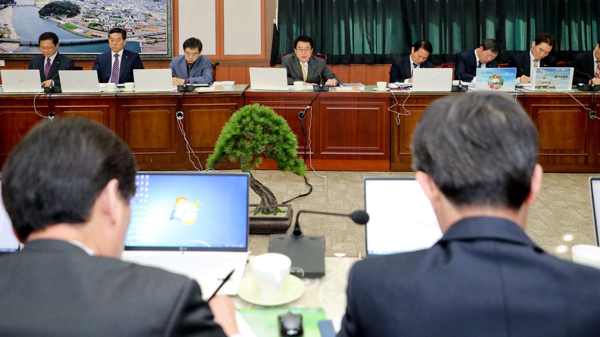 군수 주재 간부회의
