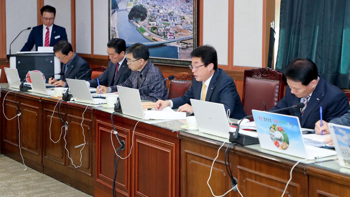 군수 주재 간부회의