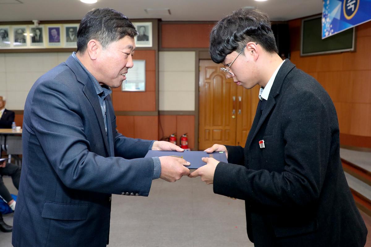 (사)합천군교육발전위원회 2019년 장학증서 전달식