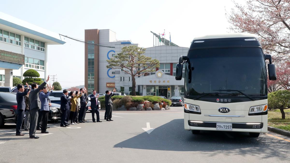 미토요시 우호방문단 군수님 간담회