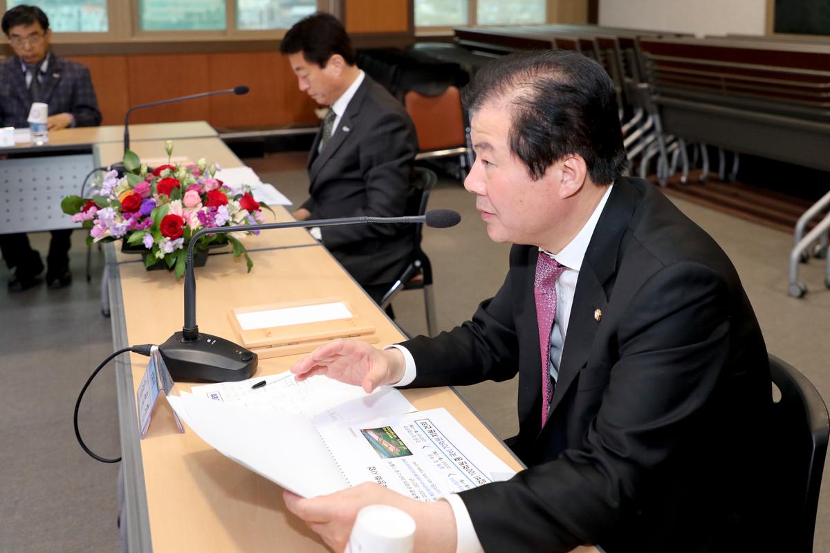 강석진 국회의원 방문 정책간담회