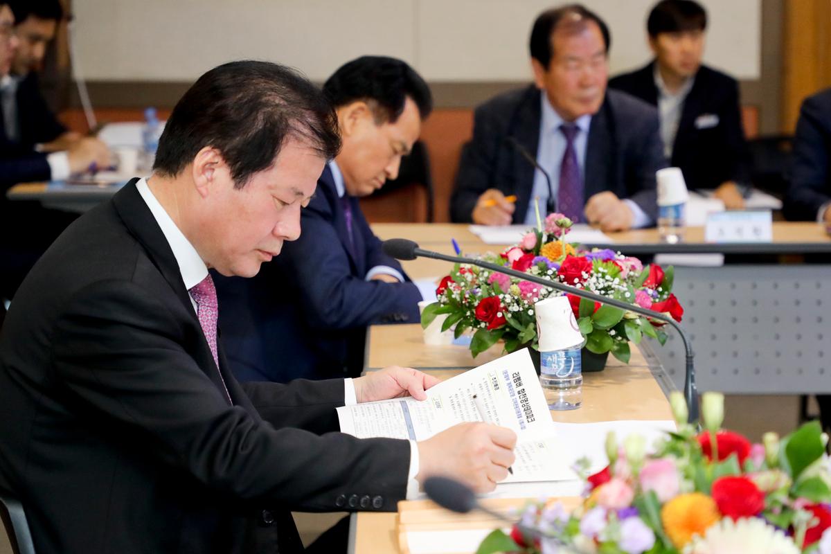 강석진 국회의원 방문 정책간담회