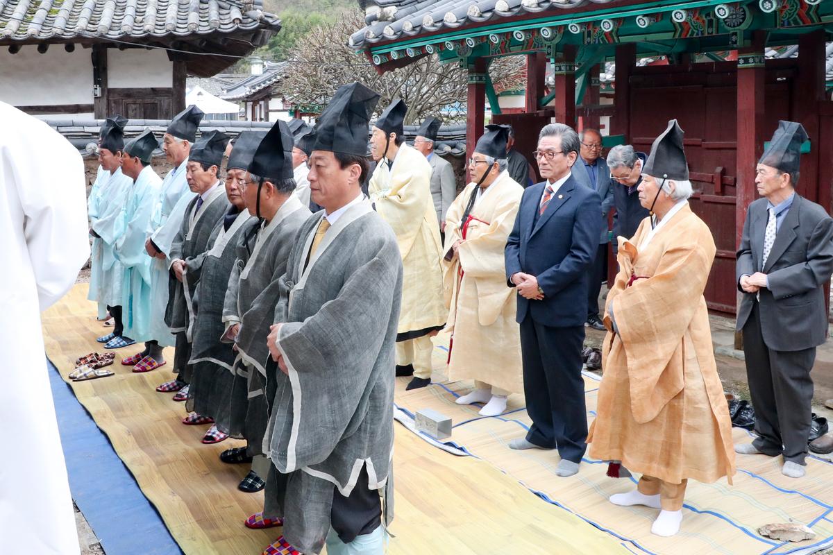 청덕면 덕원서원 향사 봉행