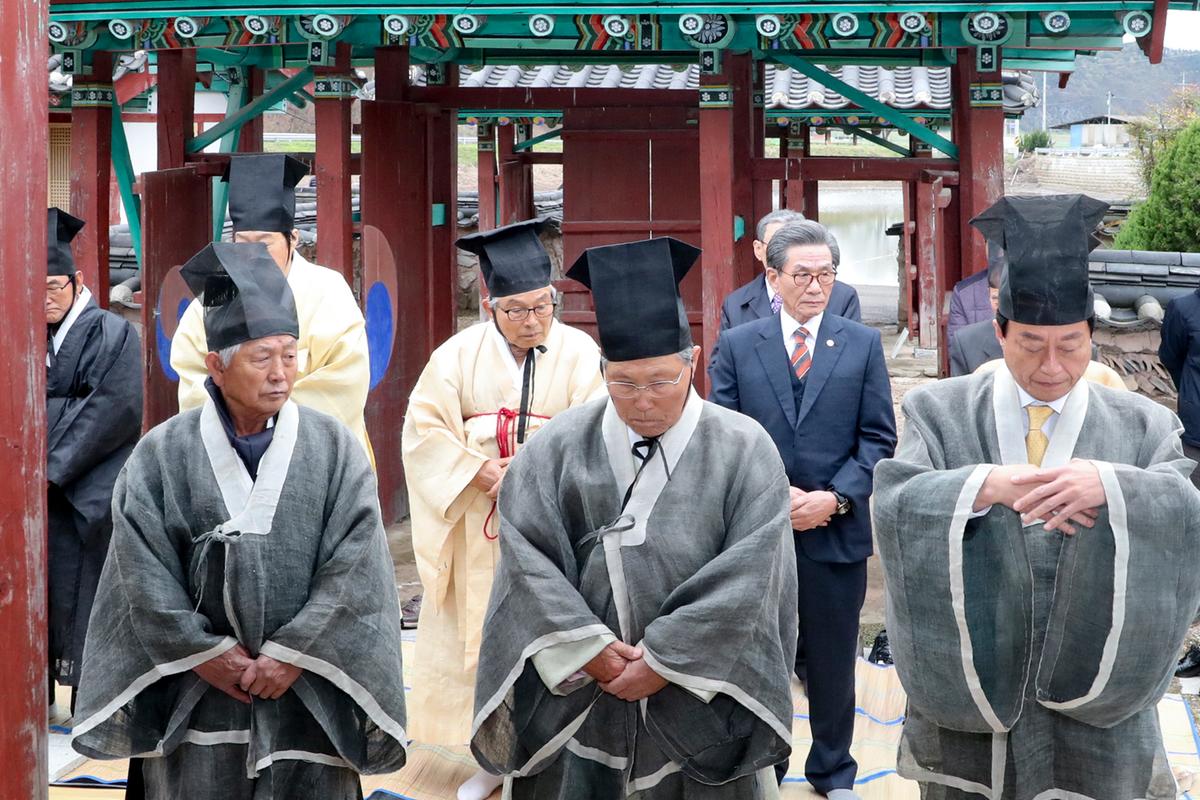 청덕면 덕원서원 향사 봉행