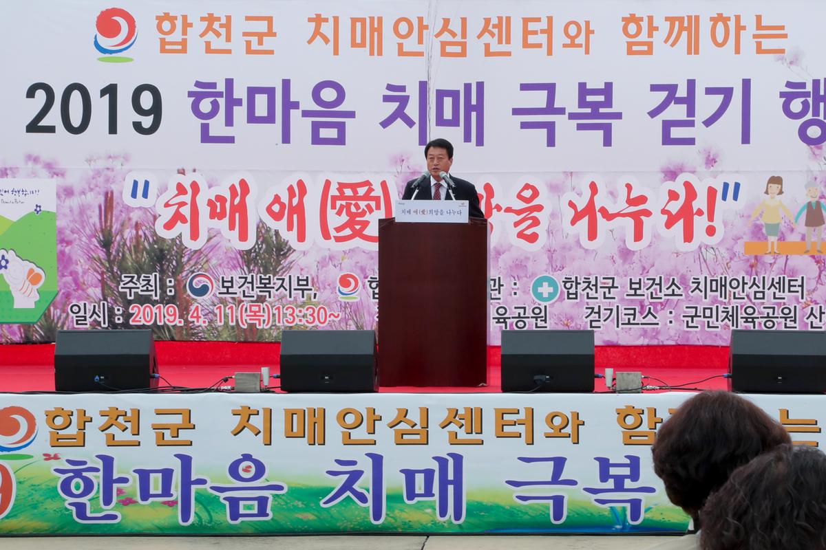 2019년 한마음 치매극복 걷기행사