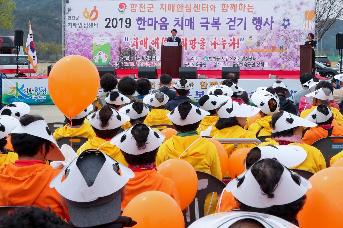 2019년 한마음 치매극복 걷기행사