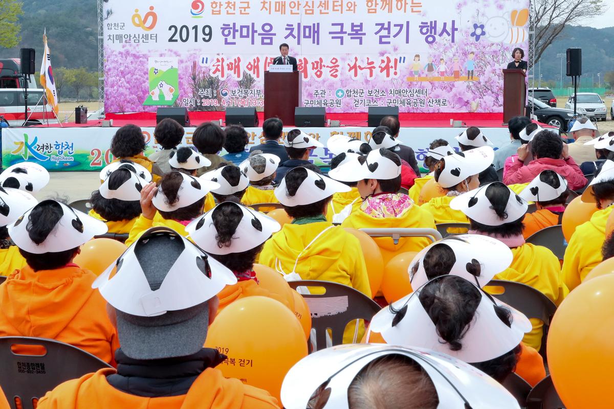2019년 한마음 치매극복 걷기행사