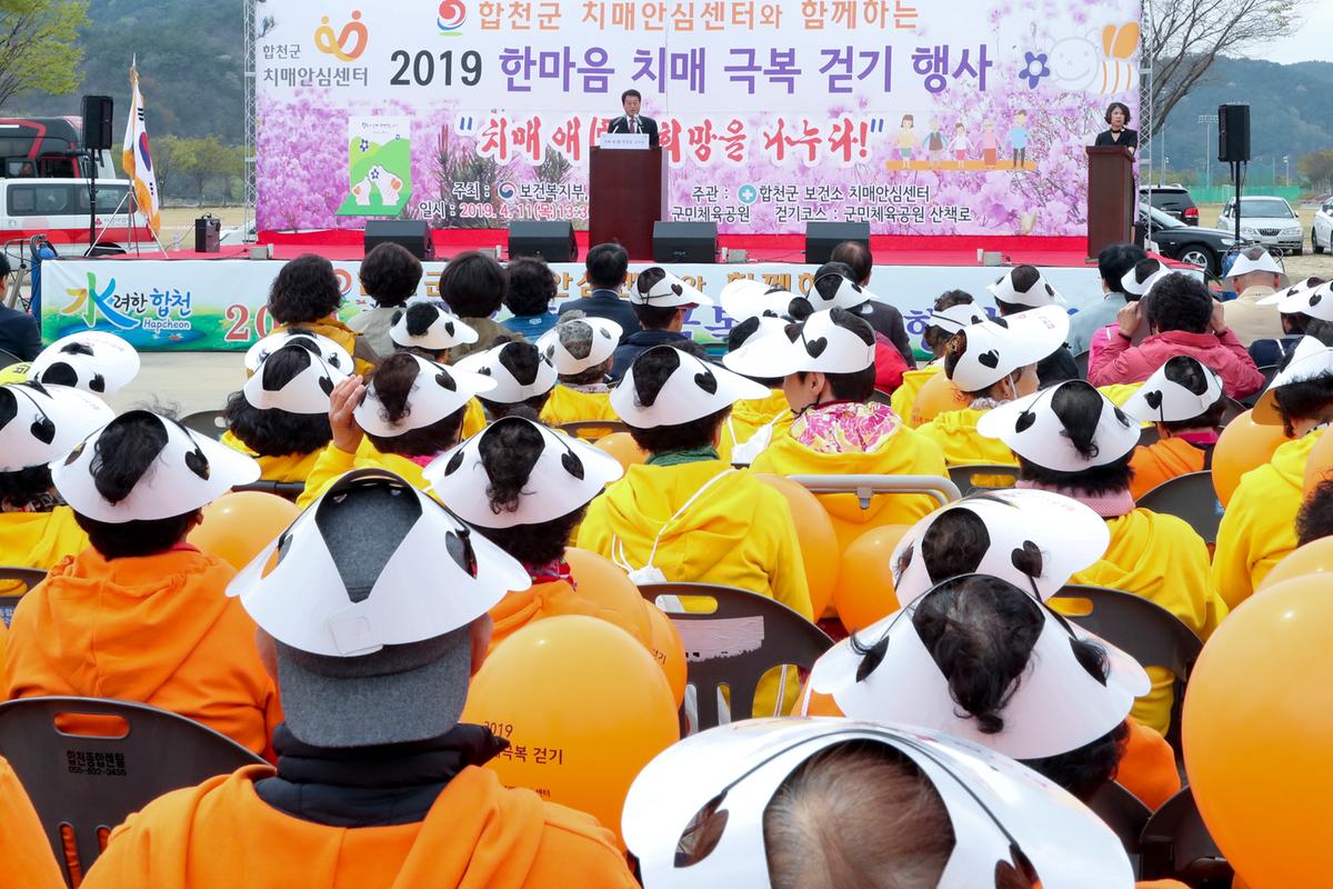 2019년 한마음 치매극복 걷기행사