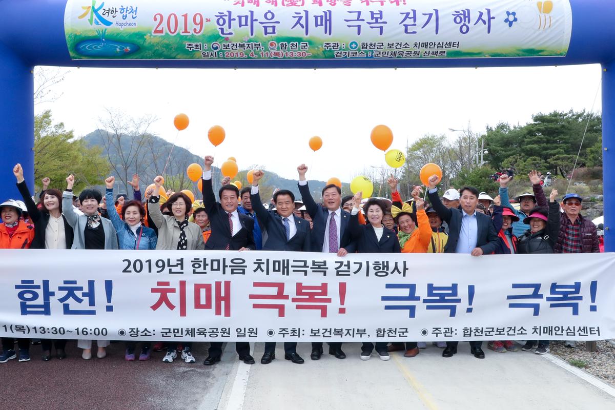 2019년 한마음 치매극복 걷기행사
