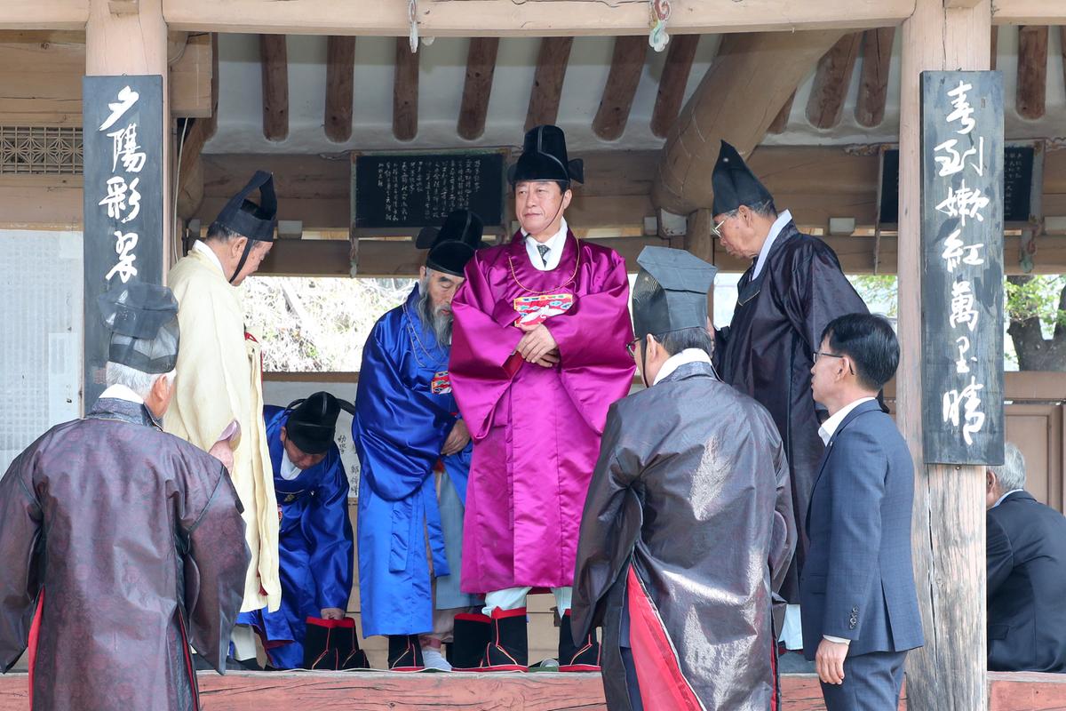 부음서원 내암 정인홍선생 향례행사