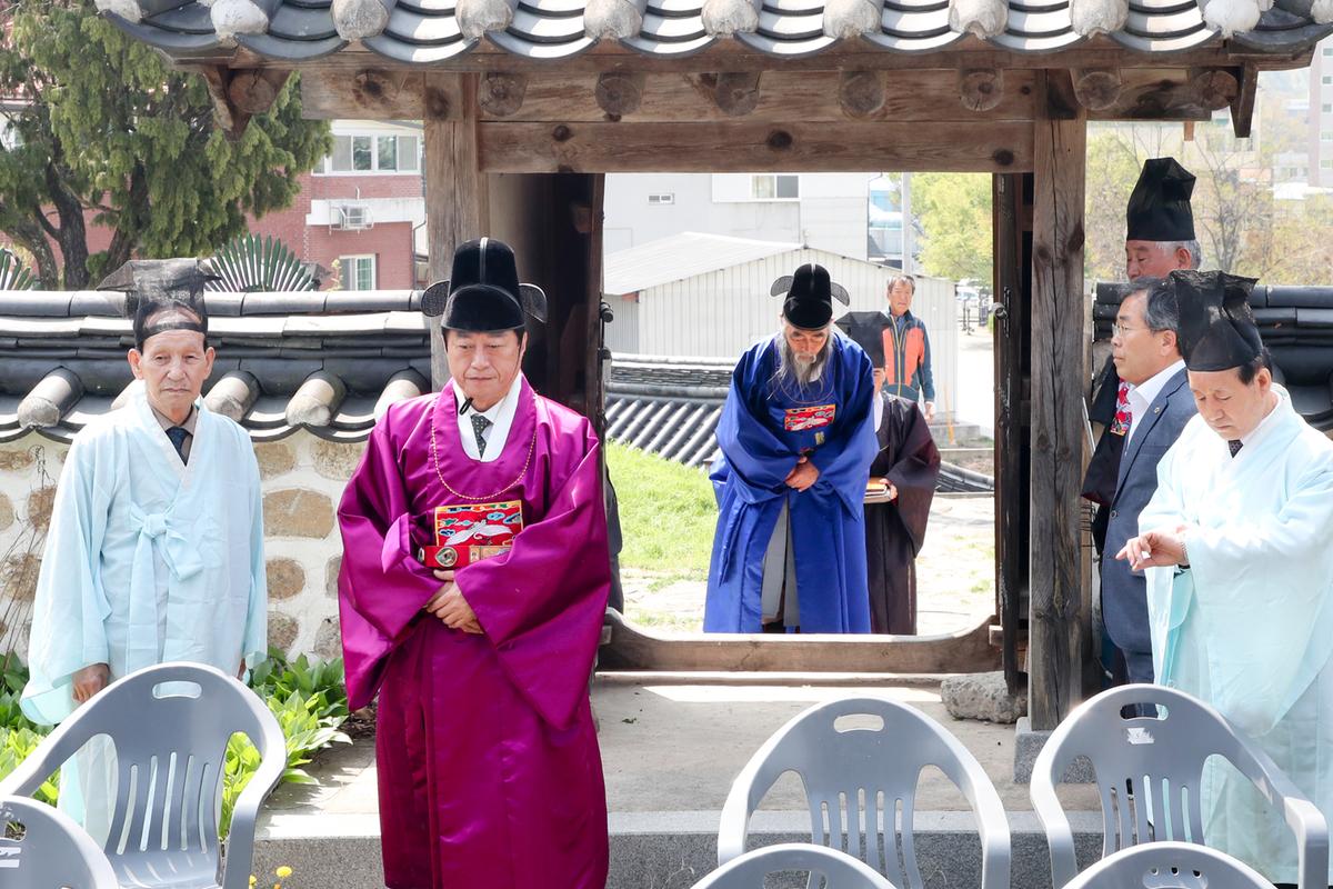 부음서원 내암 정인홍선생 향례행사