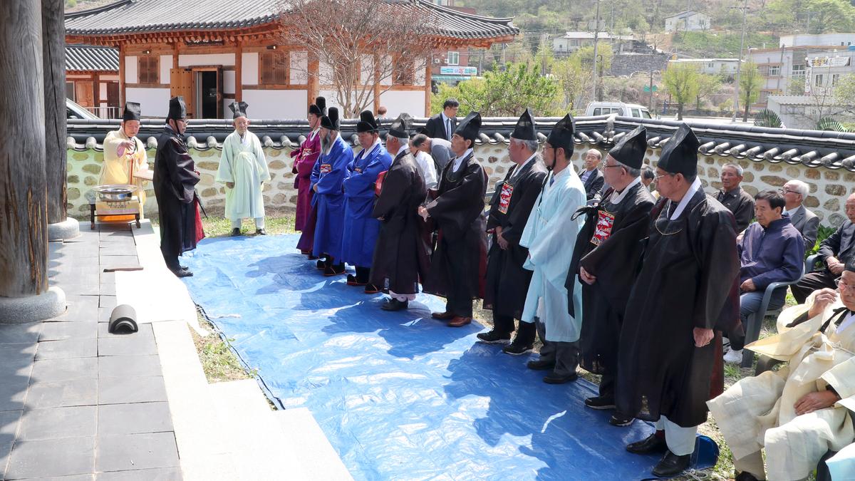 부음서원 내암 정인홍선생 향례행사