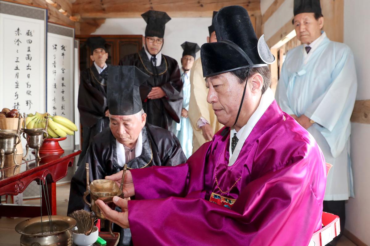 부음서원 내암 정인홍선생 향례행사