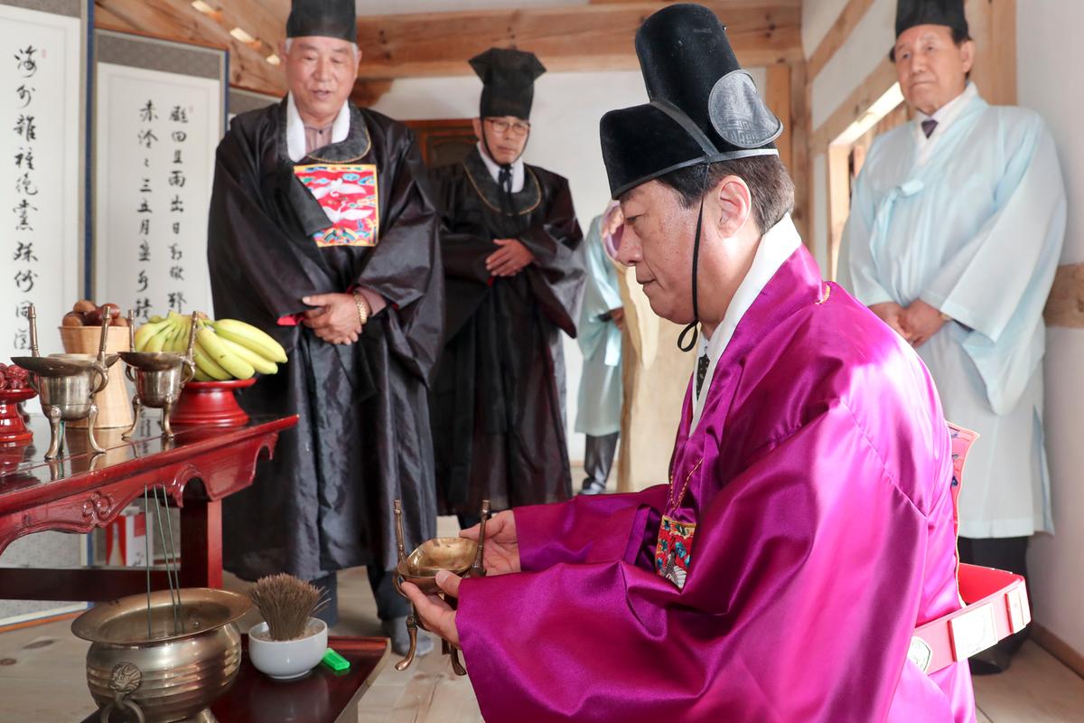 부음서원 내암 정인홍선생 향례행사