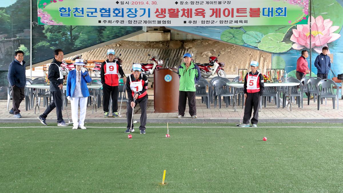 제3회 합천군협회장기 게이트볼 대회 개최