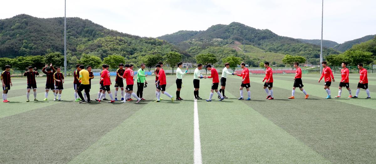 제10회 합천황토한우배 협회장기 기관 축구대회 개회식