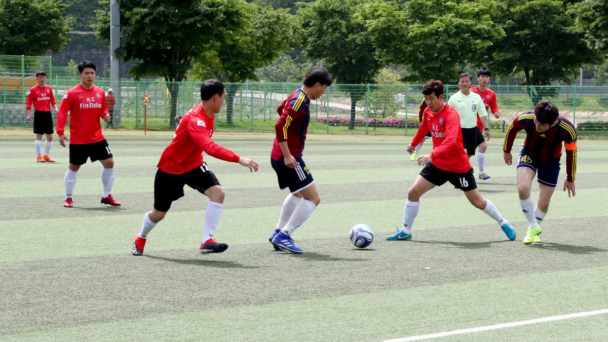 제10회 합천황토한우배 협회장기 기관 축구대회 개회식
