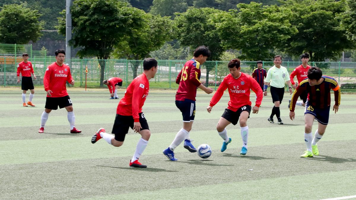 제10회 합천황토한우배 협회장기 기관 축구대회 개회식
