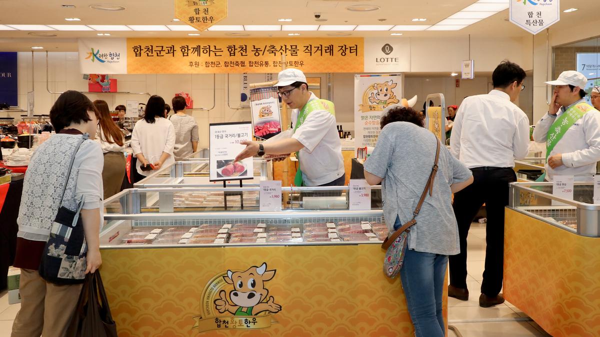 합천 농축산물 판매대전 행사
