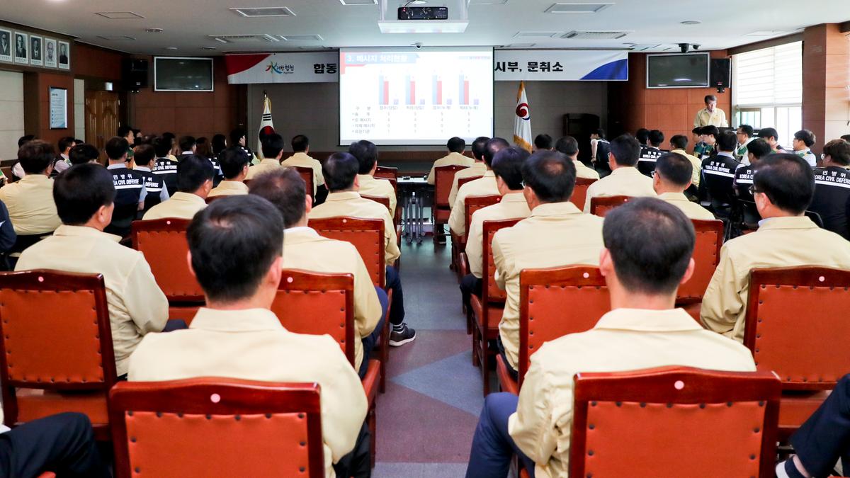 2019 을지태극연습 일일상황보고회의