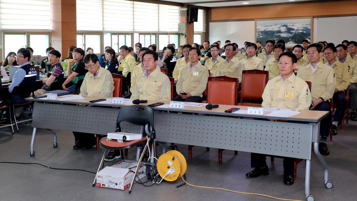 2019 을지태극연습 일일상황보고회의