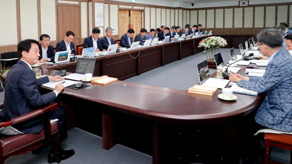 군수 주재 간부회의