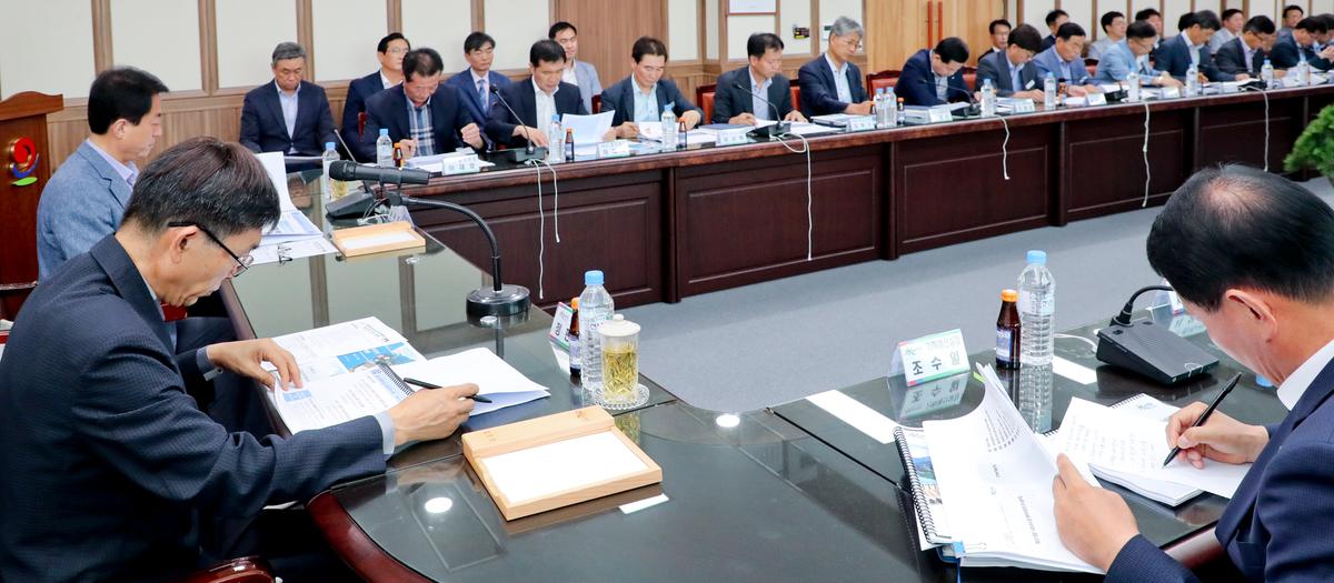 황강직강사업 타당성 용역 및 합천호 종합개발 추진 중간보고회