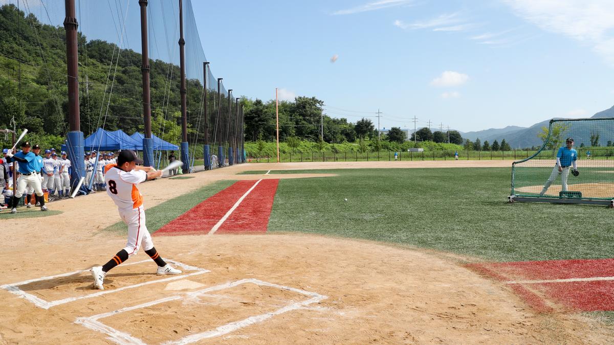 수려한 합천배 초·중학교 야구대회 개회식