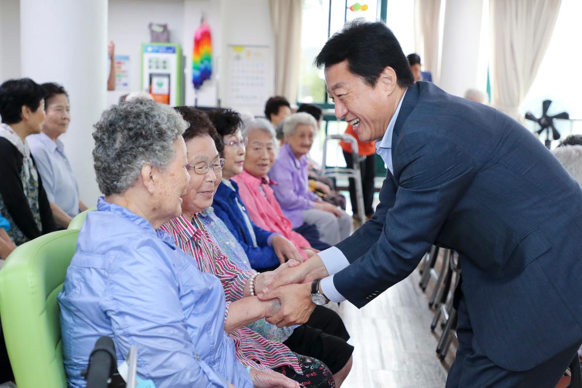 추석맞이 사회복지시설 위문 방문(에벤에,광명,원폭,애육원,노블하임)