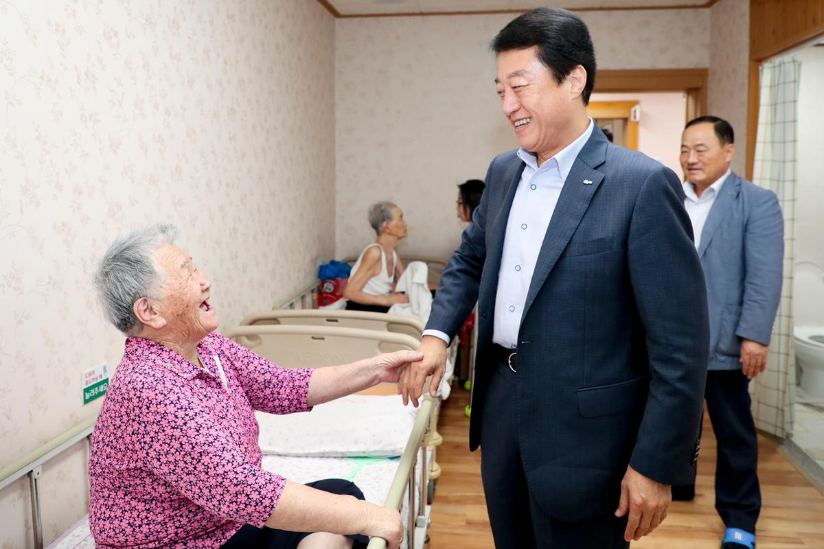 추석맞이 사회복지시설 위문 방문(에벤에,광명,원폭,애육원,노블하임)