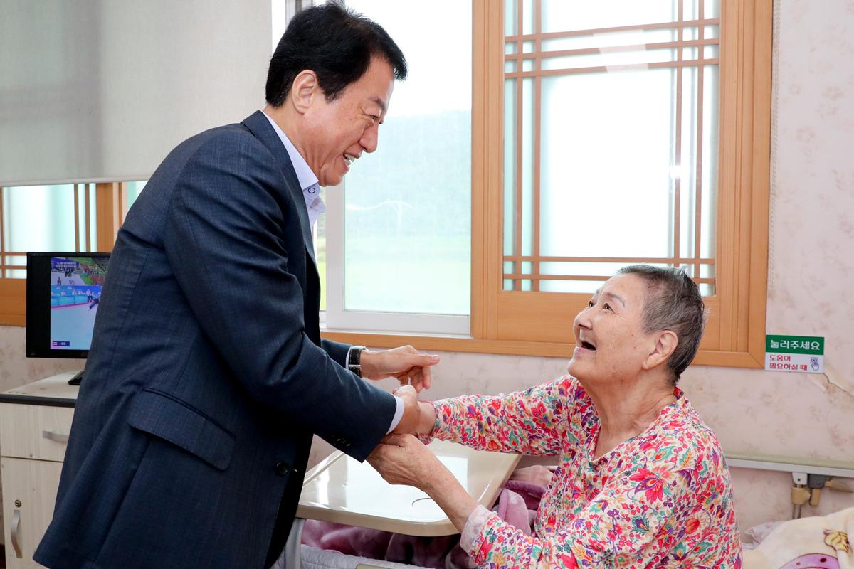추석맞이 사회복지시설 위문 방문(에벤에,광명,원폭,애육원,노블하임)